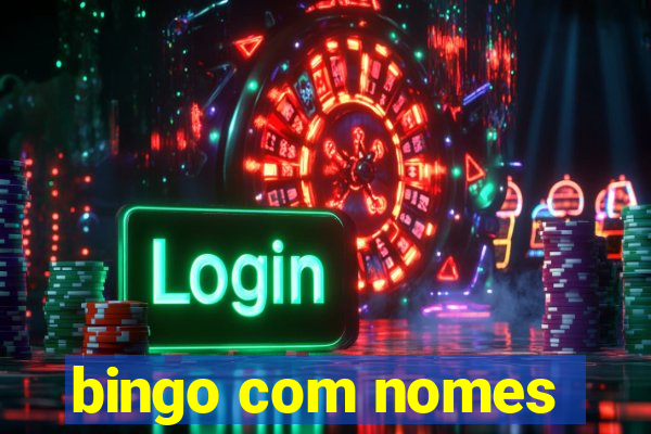 bingo com nomes